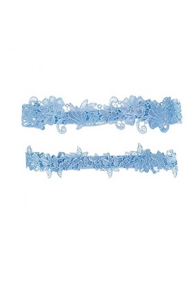 1 Paire/2 pièces - jarretière pour Femme Dentelle Florale Sexy jarretière Dames Mariage Nuptiale Cuisse enfermer Chaussettes 