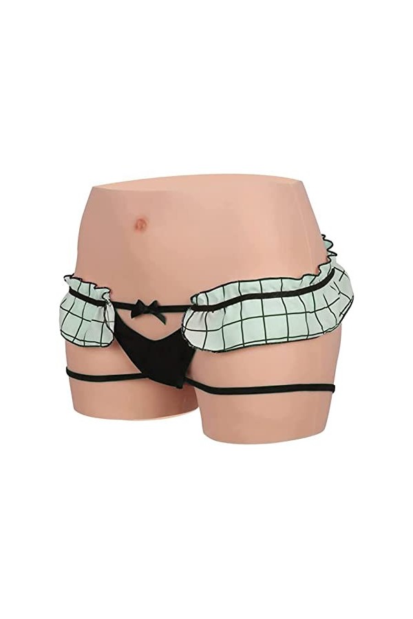 DUEVEL Crossdressing Silicone Culotte Faux Pussy Boxer Briefs Short Sissy Enfichable Culotte De ContrôLe pour Transexuel Tran