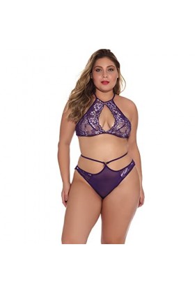 sous-vêtements Sexy pour Femmes, Robe, Lingerie Sexy, Coupe Ouverte, Soutien-Gorge érotique, Ensemble Bikini