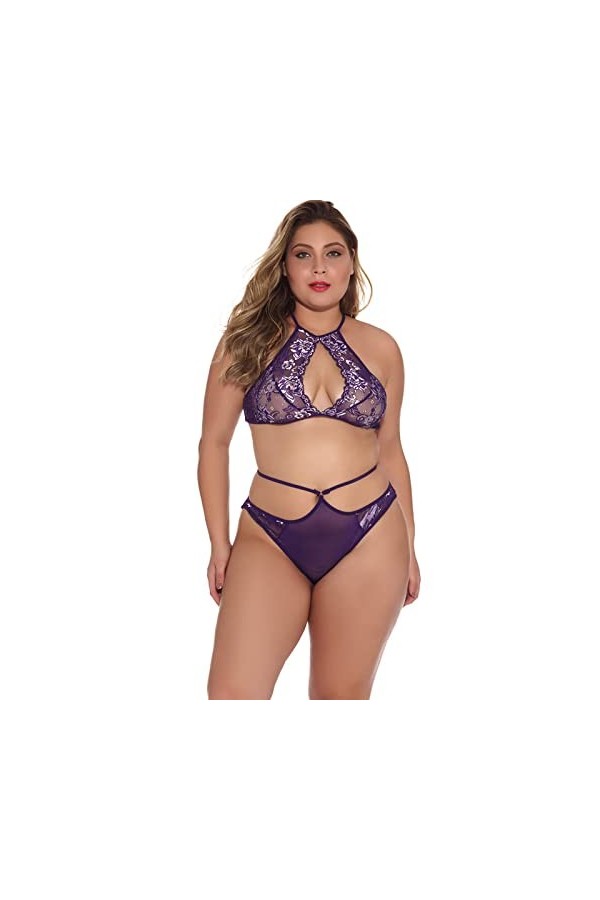 sous-vêtements Sexy pour Femmes, Robe, Lingerie Sexy, Coupe Ouverte, Soutien-Gorge érotique, Ensemble Bikini
