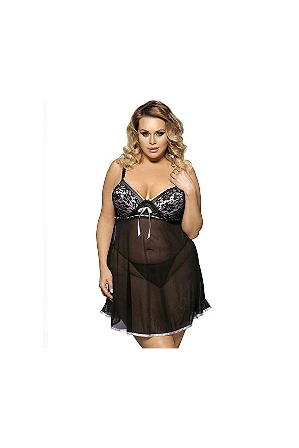 OQHAIR Lingerie Sexy Lingerie Vêtements de Nuit sous-Vêtements Fantasia Robe Sexy Babydoll Érotique Lingerie Sexy Plus Taille