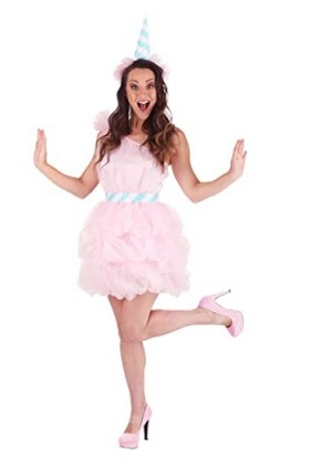 Womens Cotton Candy Fancy Dress Costume Dress Medium