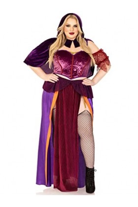 Leg Avenue Black Magic Babe Plus Size costume set, 3X-4X