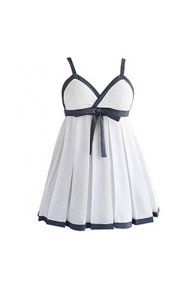 NIXU Costume de cosplay Saenai Heroine no Sodatekata Kasumigaoka Utaha XL, blanc 