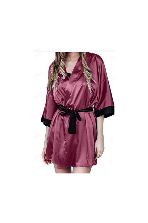 RWRAPS Bodys Chemises de Nuit pour Femmes Lingerie Sexy pour Femmes Pyjamas Amusants à la Maison Ensemble de Pyjamas Peignoir