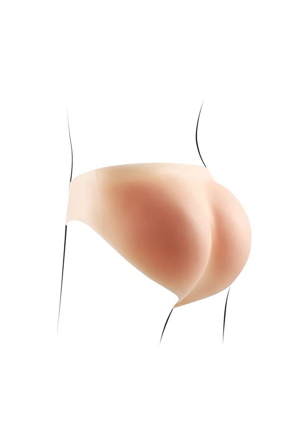 YIQI Culotte en Silicone Fesses Body Shaper Travesti Culotte Culotte de Silicone Rembourrée pour Crossdresser Drag Queen Bru
