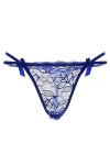 Dasongff String Ouvert Femme Sexy Chic Ficelle Sexy Érotique Culottes Taille Basse Tangas Dentelle G-String Belle Fesses Prov