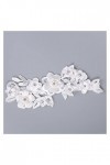 Jarretière en Dentelle Blanche - Accessoires de Mariage Nuptiale Jarretière de fête de Bal élastiquée