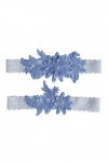 Ceinture pour Dames 1 Paire de jarretières de Mariage Ensemble de Jarretelles en Dentelle Extensible Ceinture Floral Leg Band