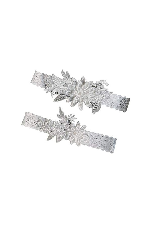 Dames Ceinture mariée jarretière élégant élastique Dentelle Jambe Bande Ornements Accessoire Cuisse Anneau jarretière Ensembl