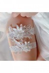 Dames Ceinture mariée jarretière élégant élastique Dentelle Jambe Bande Ornements Accessoire Cuisse Anneau jarretière Ensembl
