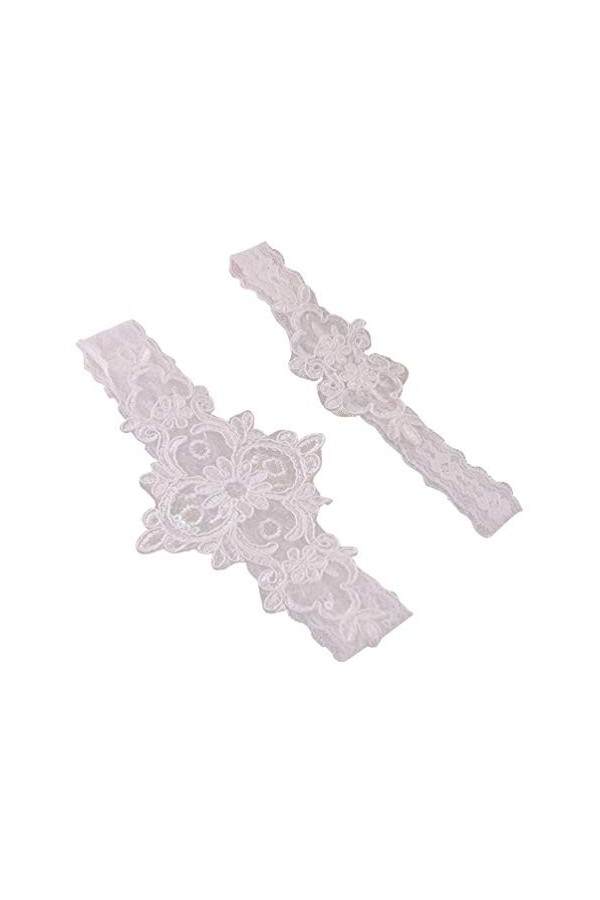 Dames Ceinture mariée jarretière élastique élégant Dentelle Jambe Bande Pied décor jarretière Ensemble Cuisse Anneau Ornement