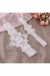 Dames Ceinture mariée jarretière élastique élégant Dentelle Jambe Bande Pied décor jarretière Ensemble Cuisse Anneau Ornement