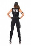 Leg Avenue Swat Adult Sized Costumes, Noir, S Femme