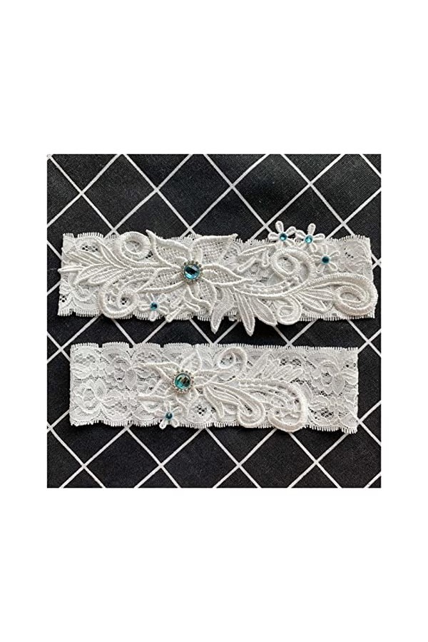 Élégante Dentelle De Mariée Élastique Jarretière Ceinture Sexy Cuisse Anneau De Bal Cosplay Accessoires De Mariage Couleur :