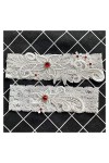 Élégante Dentelle De Mariée Élastique Jarretière Ceinture Sexy Cuisse Anneau De Bal Cosplay Accessoires De Mariage Couleur :