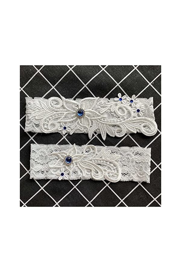 Élégante Dentelle De Mariée Élastique Jarretière Ceinture Sexy Cuisse Anneau De Bal Cosplay Accessoires De Mariage Couleur :