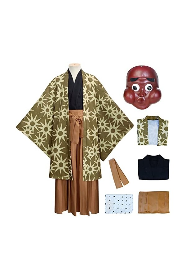 Foanja Haganetsuka Hotaru Déguisement Homme Cosplay Demon Slayer Maestro Haganetsuka Hotaru Anime Uniforme Complet et Accesso