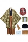 Foanja Haganetsuka Hotaru Déguisement Homme Cosplay Demon Slayer Maestro Haganetsuka Hotaru Anime Uniforme Complet et Accesso