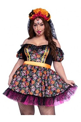 Leg Avenue 87153x 10108 Carnival Costume, Theme Party, Multi-Coloured, 2X