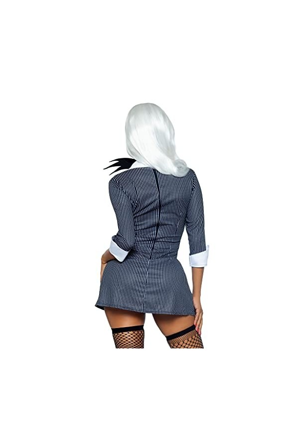 Leg Avenue 00702 87063 Carnival Costume, Theme Party, Black White, M taglia italiana 42 