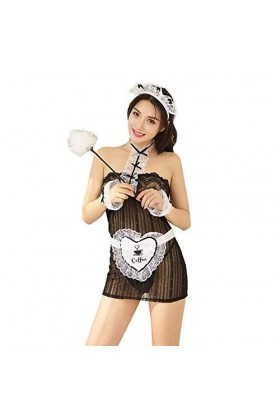 XENITE Costumes pour Femmes Vêtements de Nuit pour Femmes Uniforme Sexy discothèque Sexy Lingerie Sexy 7306 S 7307 S 