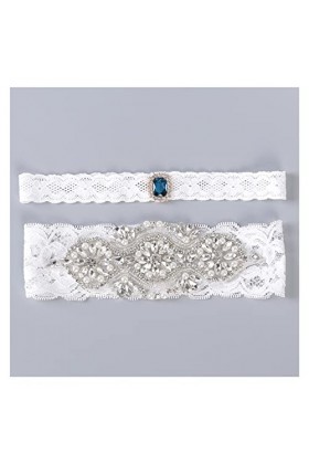 BAtlam Robe de Demoiselle dhonneur de Mariage avec Porte-Jarretelles en Dentelle Extensible Couleur : Beige, Taille : Taill