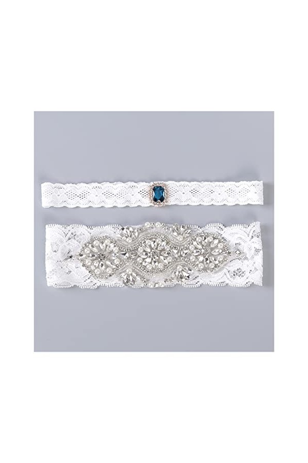 BAtlam Robe de Demoiselle dhonneur de Mariage avec Porte-Jarretelles en Dentelle Extensible Couleur : Beige, Taille : Taill