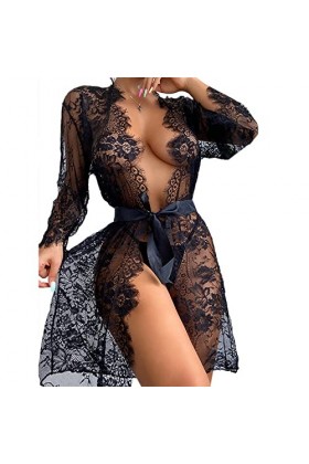 AKAZI Lingerie Sexy,Femmes Lingerie Tempting Sexy,sous-Vêtements en Maille Perspective Sexy,Ensemble de Pyjamas Sexy Tentatio