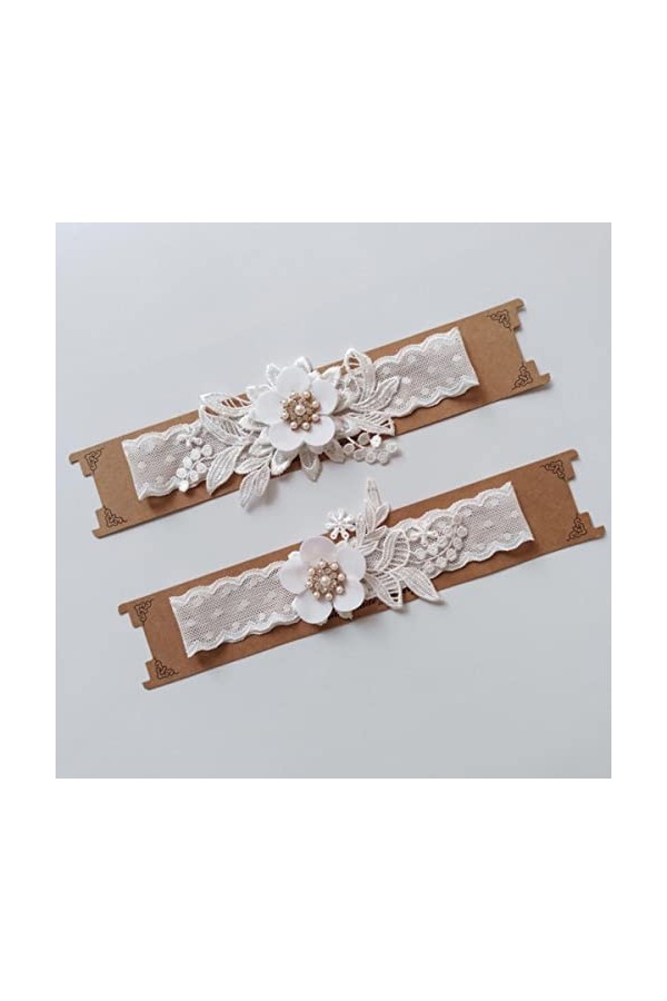 Sexy Femmes Filles Princesse Appliques Dentelle jarretière Jambe Anneau Robe Accessoires Fleur Ceinture Ceinture Mariage Cein