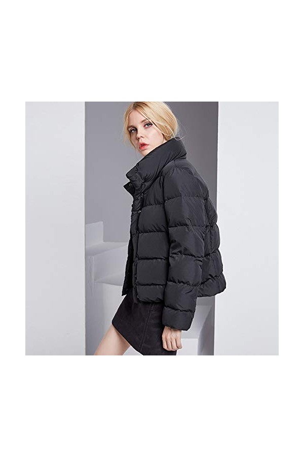 nouler Duvet De Canard De Qualité pour Femmes dautomne Dames Épais Doudoune Veste Chaude,Rouge,S