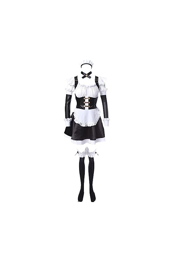 MengXin Anime Fate – Costume de costumade Tamamo no Mae – Costume de costumade – Robe de soubrette pour femmes à personnalise