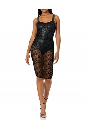 Mapalé by Espiral Robe de Cocktail, Noir, S Femme