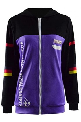 MengXin Game Girls Frontline HK416 HKM4 Veste à capuche pour cosplay Taille XL Violet
