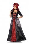 Leg Avenue- Blood Countess Adult Sized Costumes, 85551 01103, Noir Rouge, L EUR 44-46 