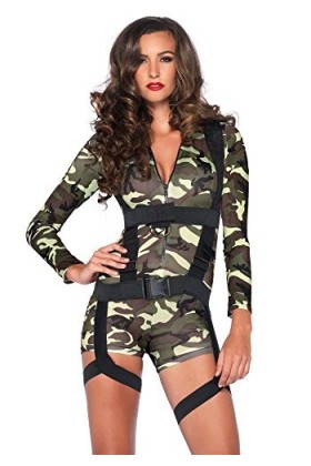 Leg Avenue - Costume de parachutiste court pour femme