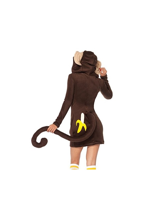 Leg Avenue Cozy Monkey Adult Sized Costumes, Vert, XL pour Femmes