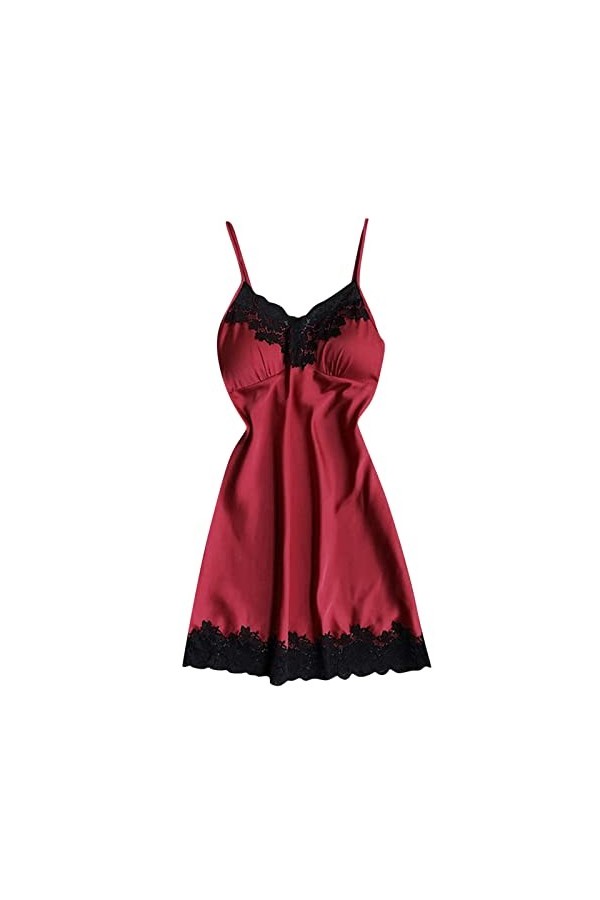 Ensembles de vêtements de Nuit pour Dames Sexy Silks Cami New Women Sexy Set Fashion Camisole Sleepwear Satin Soie Lingerie S