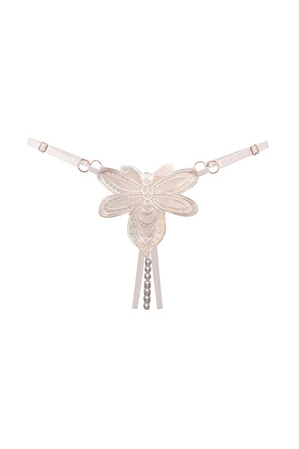 Avenue Culotte sexy en dentelle ajourée pour femme 18/20, rose, taille unique