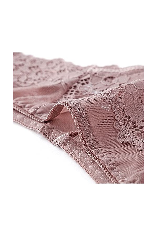 Femmes bas culotte culotte pendentif taille G sous-vêtements string perle poupée lingerie, Z1 rose., S