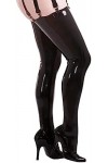 Bas De Cuisse Sexy En Caoutchouc Pour Femmes,Noir,X-Grand