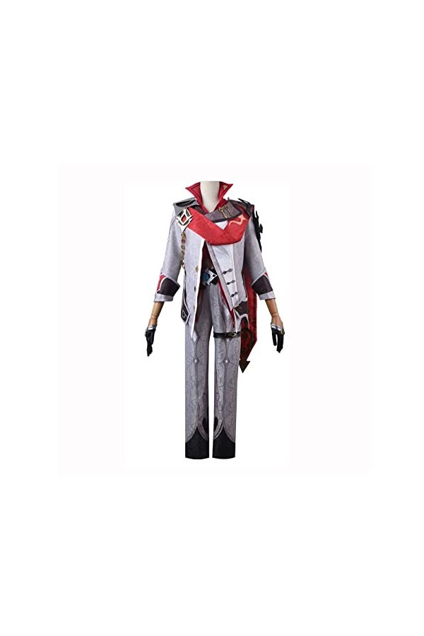 ZENAHA Tartaglia Cosplay Costume Jeu Personnages Robe Uniforme Ensemble Complet Pour Aldult,Set -L