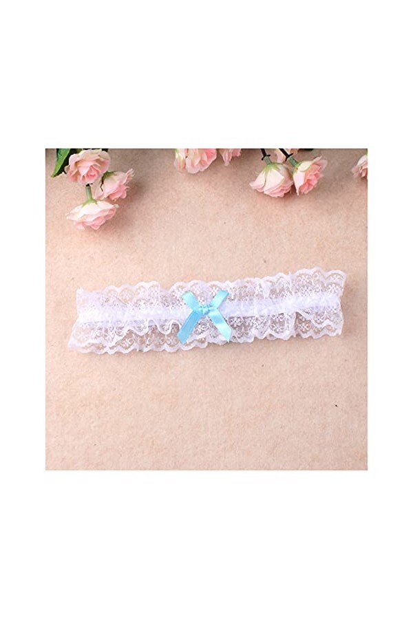 Dames Bow Leg Lock Up Lingerie Sexy Jarretière en Dentelle Bow Leg Lock Up Jarretière de Mariage Mariée Cosplay Bas Cuisse Lo