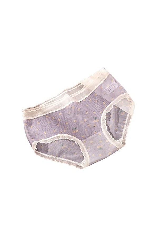 Petit sous-vêtement pour femme avec roses - Logo personnalisé - Taille basse - String rayé - Bikini - Tangas personnalisés - 