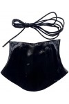 Corset De Cou En Caoutchouc De Collier De Latex Épais Noir Unisexe Fait À La Main Fait Sur Commande,Rose,XXL