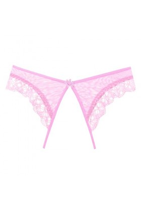 Culotte pour femme, fente, string en dentelle libre, taille basse, dentelle sexy, T-culotte ventre de façon sous-vêtement fem