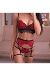 Ensemble de Lingerie Sexy, Lingerie Sexy Porte-Jarretelles Culottes Femmes Costumes String sous-vêtements Ensemble Femme Sexy