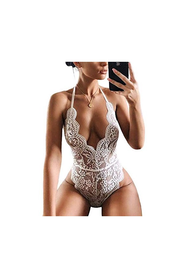 XENITE Lingerie Sexy Européenne et Américaine Sexy Sexy One-piece Vêtements pour Femmes C 