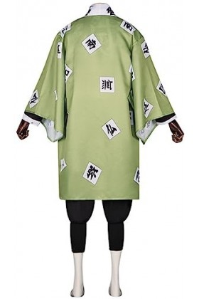 Foanja Déguisement Himejima Gyomei Adulte Cosplay Demon Slayer Corps Himejima Gyomei Complet Anime Uniforme Kimono pour Dress