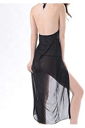 RWRAPS Bodystockings érotiques pour Femmes Ensembles de Lingerie érotiques pour Femmes Lingerie Sexy Pyjama Fendu en Dentelle